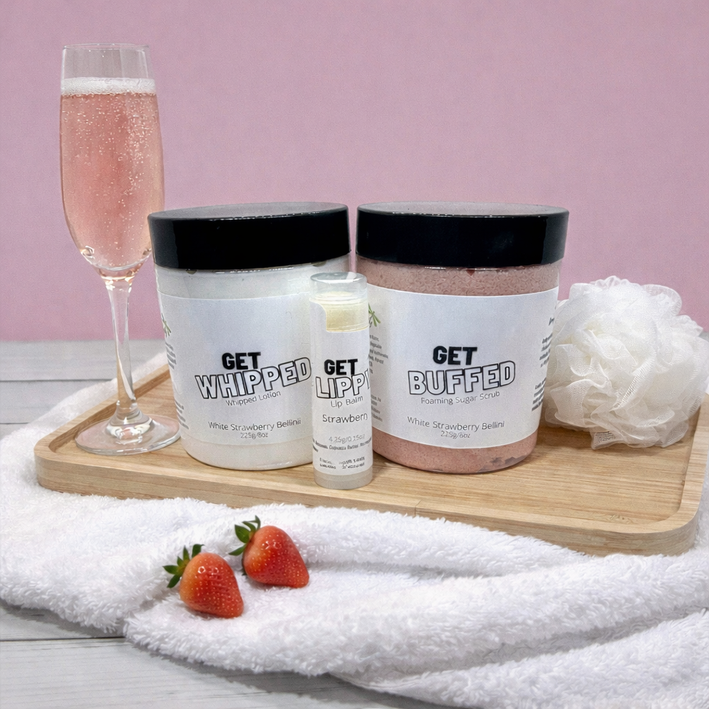 Limited Edition Get Juicy Bundle - White Strawberry Sparkle