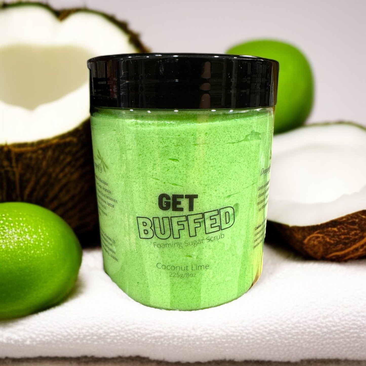 Luxurious Foaming Sugar Scrub - Coconut Lime